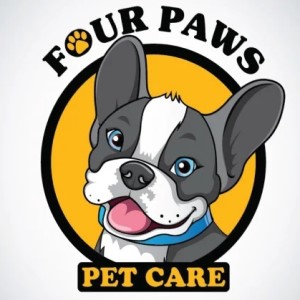 Logotipo del perro - Cuidado de mascotas Four Paws